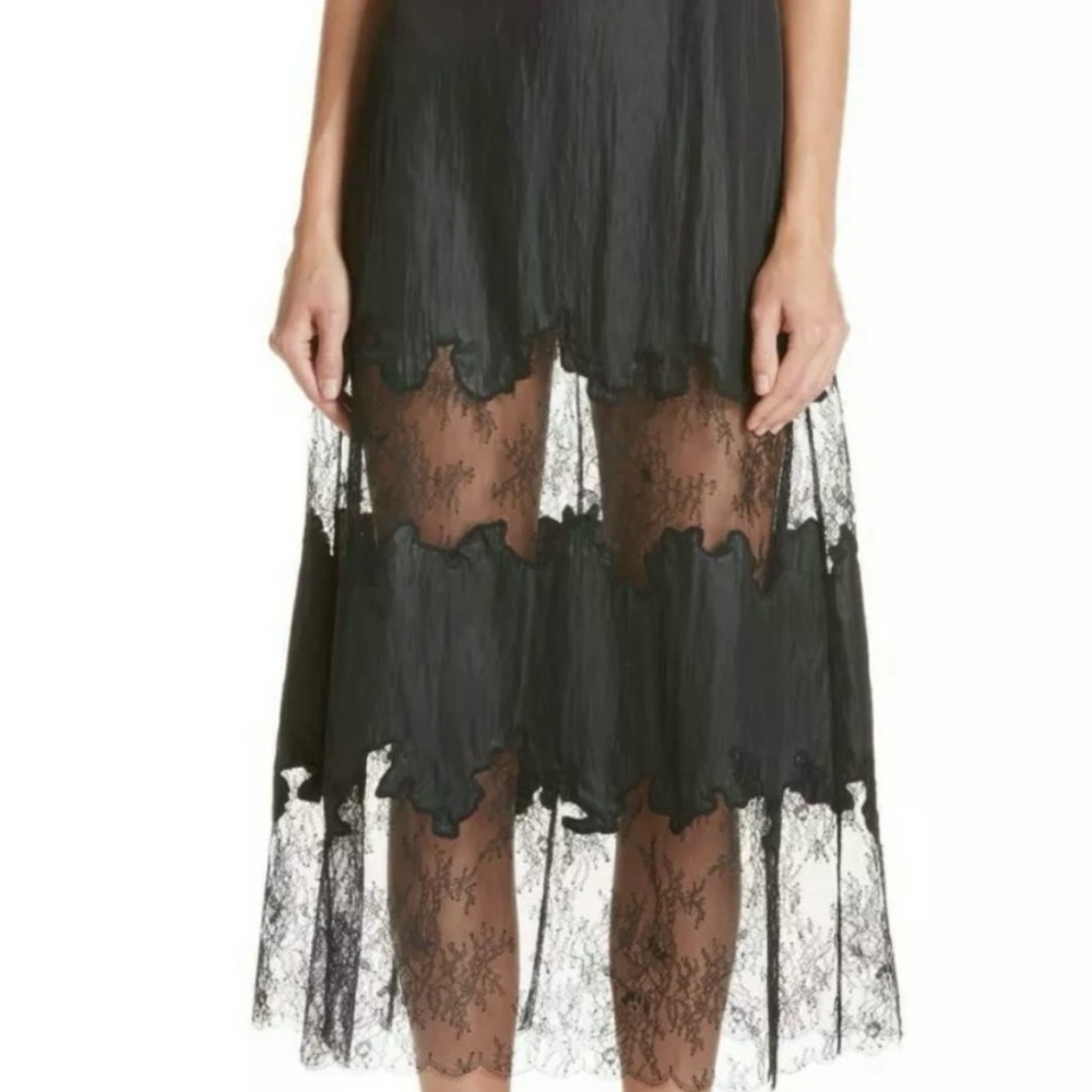 NWT ROBERT RODRIGUEZ BLACK LACE SLIP DRESS - Picture 3 of 14